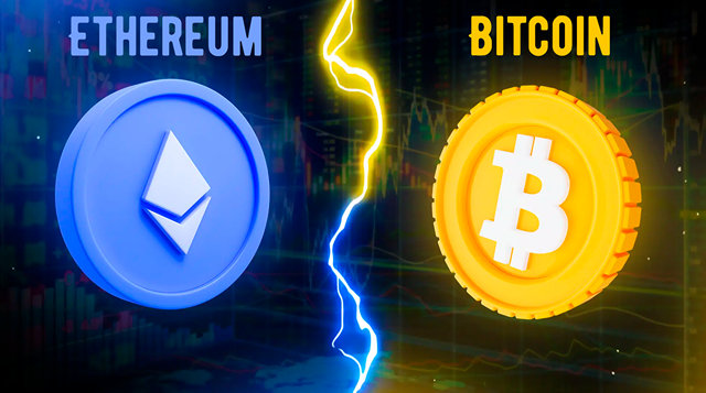 Иллюстрация к записи «Bitcoin и Ethereum: главные отличия самых популярных криптовалют»