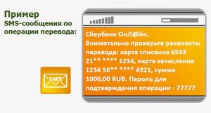 Получение одноразового пароля подтверждения операций через Мобильный банк