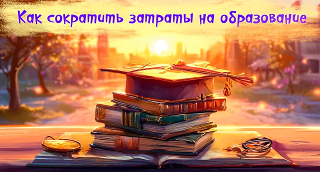 Академическая шапка с атрибутами расходов на образование