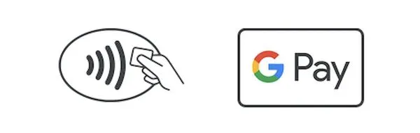 Символы доступности платежей с помощью Google Pay